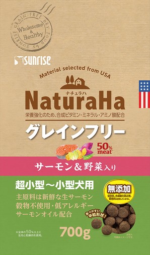 マルカン サンライズ ナチュラハ グレインフリー サーモン 野菜入り 700g ペット用品の仕入は Petポチッと で